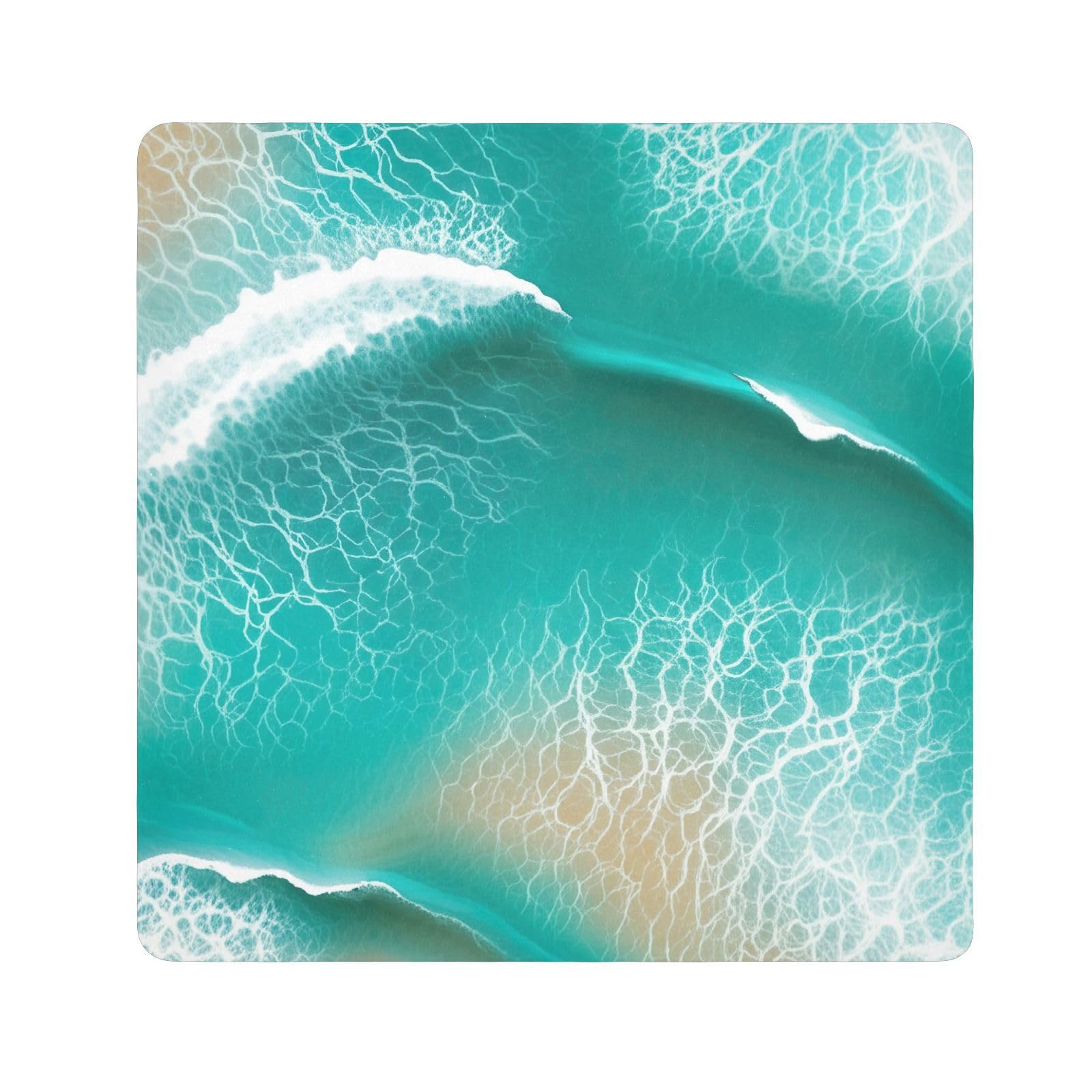 Camera Protective Wrap Ocean Waves Beach Self Adhesive Cloth 13.8