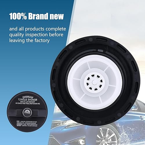 Miniatura 6 de 1 tapa para tanque de combustible para automóvil con cerradura y llave, tapa de tanque de combustible antirrobo de plástico ABS, adaptador de tapa