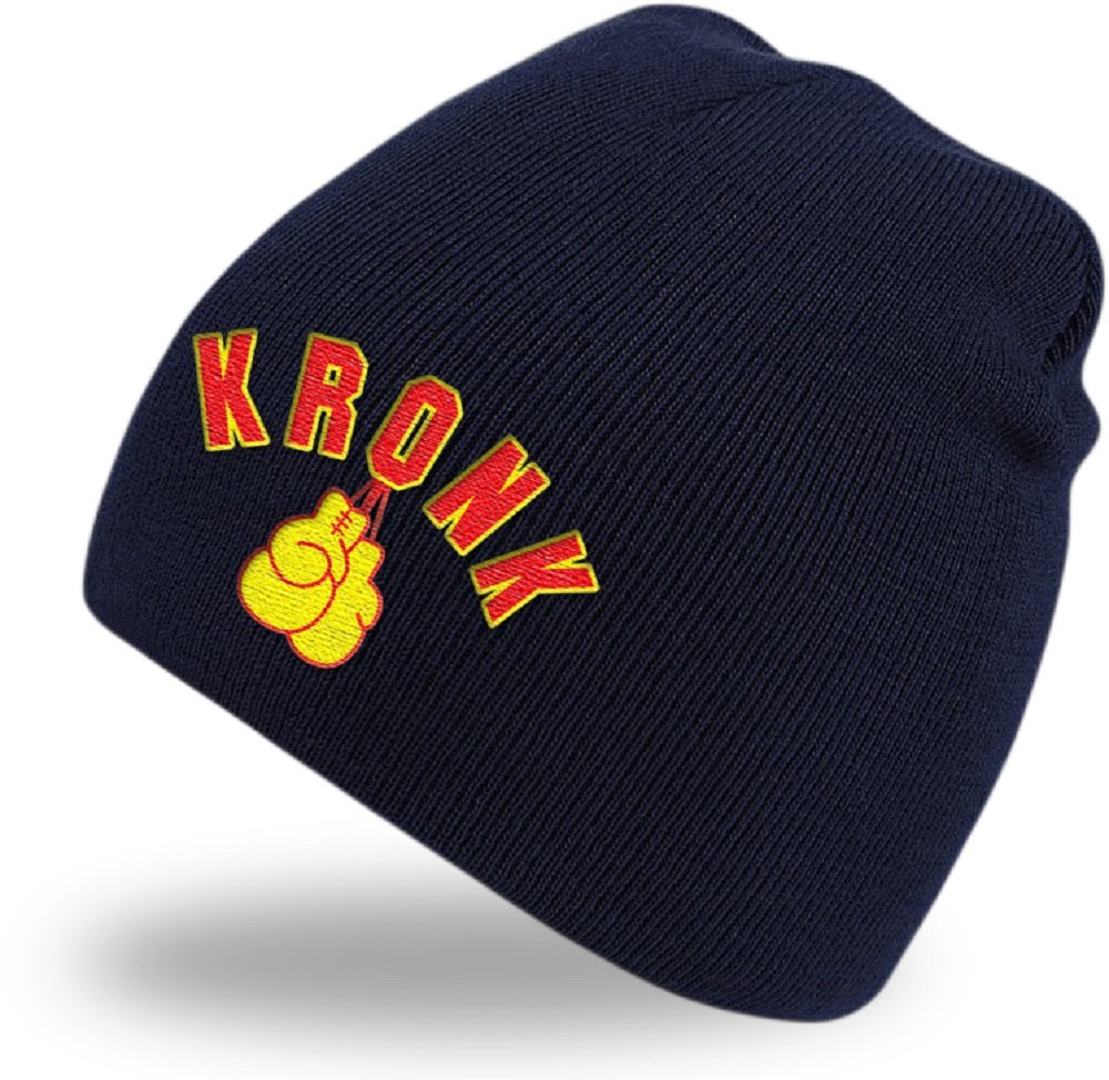Kronk Unisex Navy Youth Boxing Gloves Beanie Hat