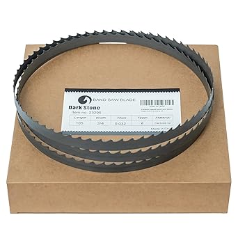 Dark Stone DS23429 Carbide-Tipped Band Saw Blade 136-1/2 Inch Length x 1.378 Inch Width 2 TPI for Tough resaw