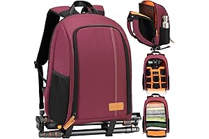 Camera Backpacks for Photographers with 15-inch Laptop Sleeve