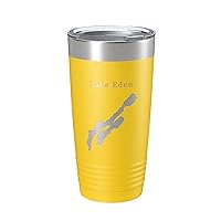 Vista 16 de Lake Eden Map Tumbler Travel Mug Insulated Laser Engraved Coffee Cup Vermont 20 oz Maroon