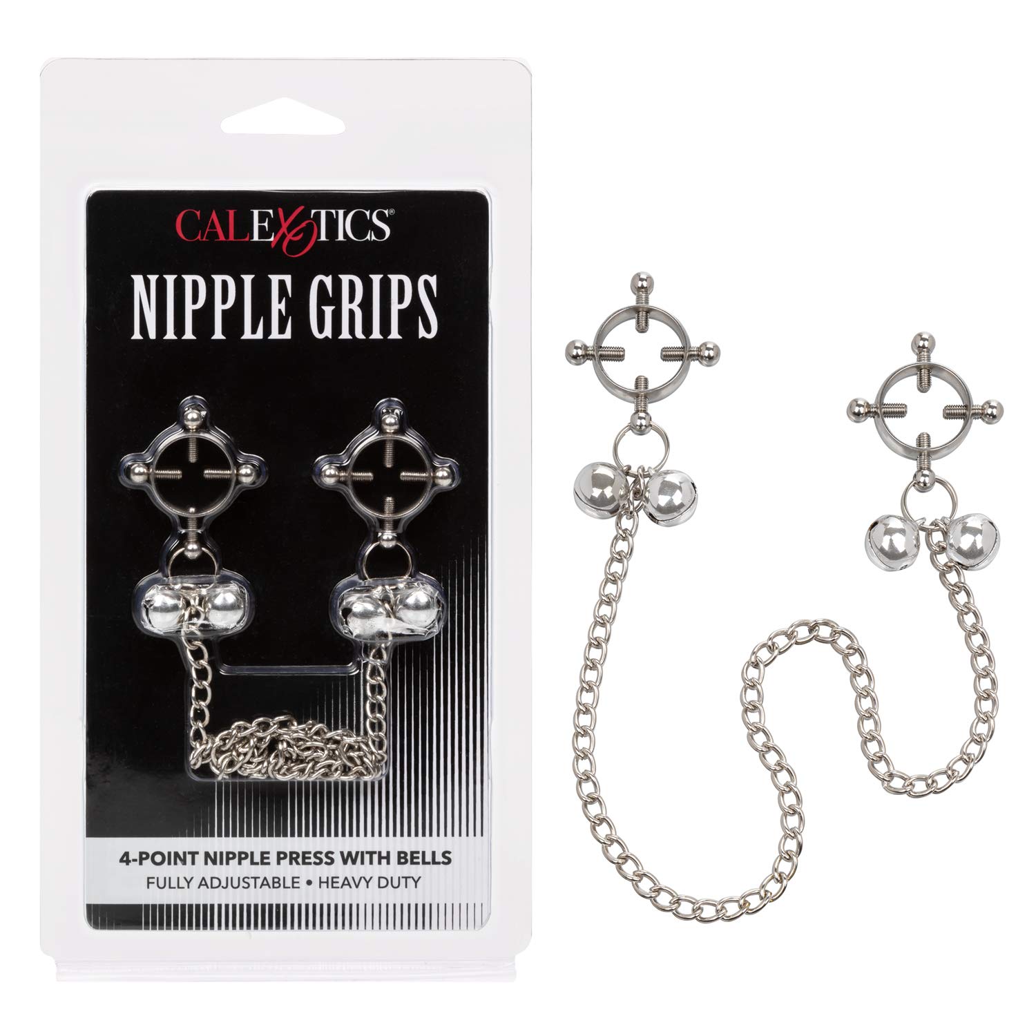 CALEXOTICS - 4 Point Nipple Press with Bells