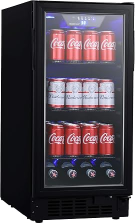 EdgeStar 15 Inch Wide 80 Can Built-In Beverage Center
