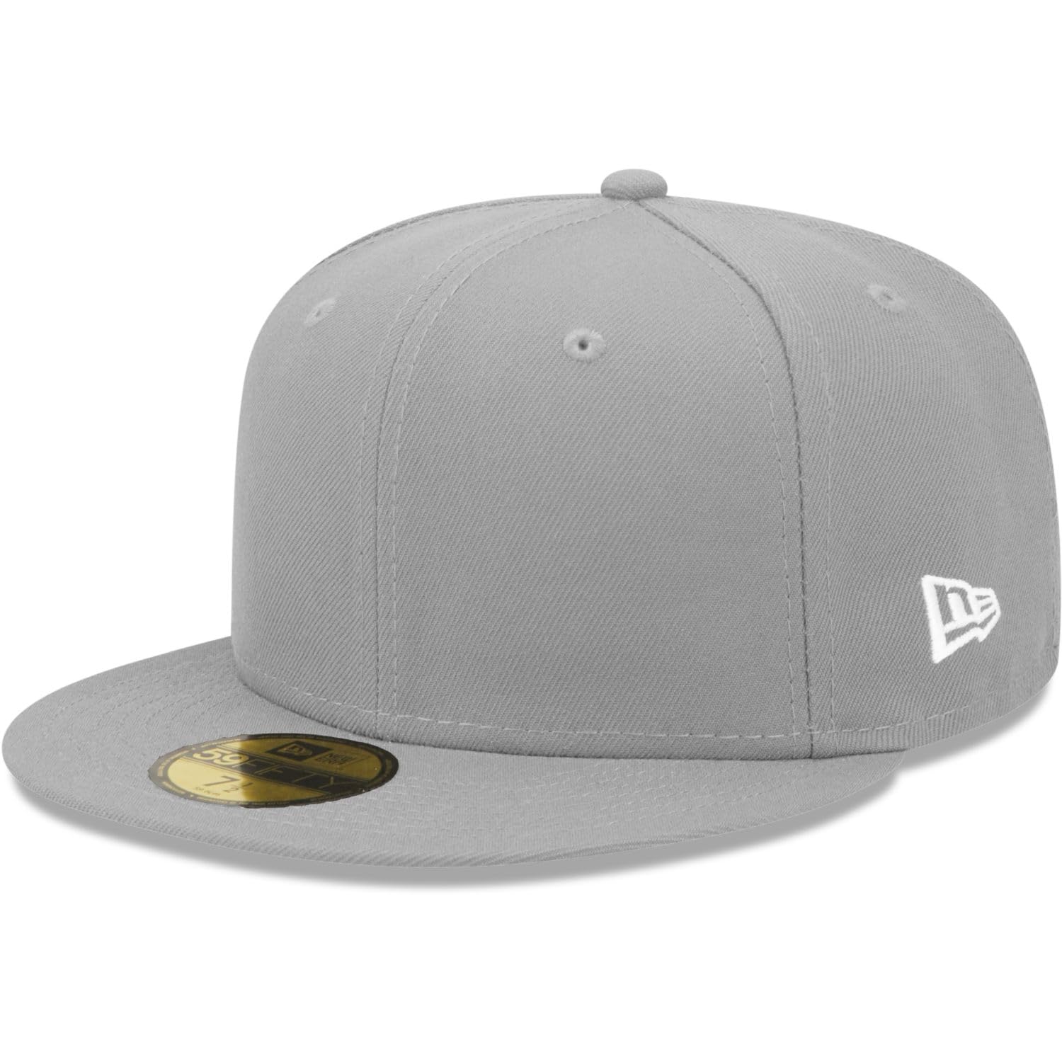 New Era Men's Grey 59Fifty Fitted Cap - Essential - 7 3/8