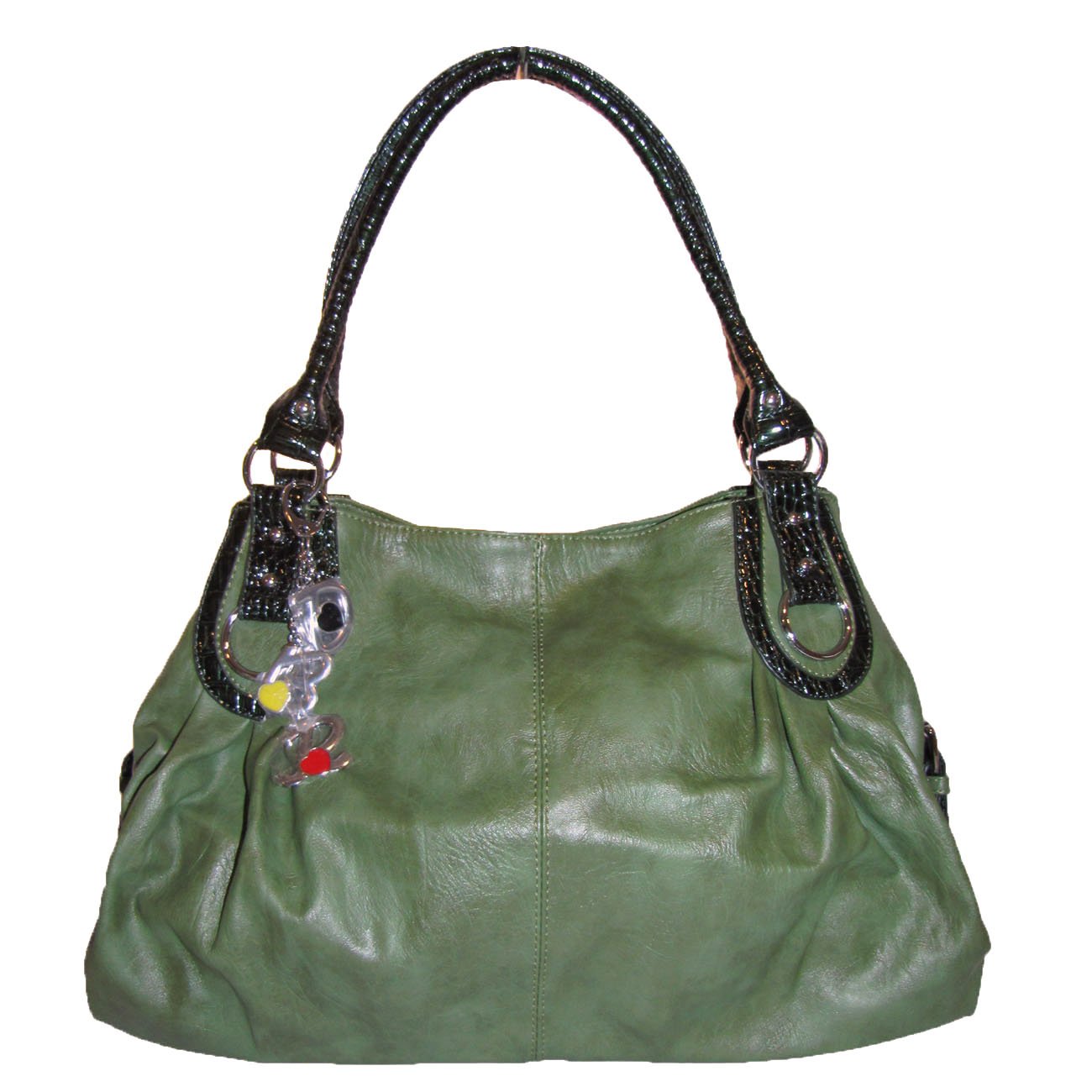 Large Charm Hobo Handbag