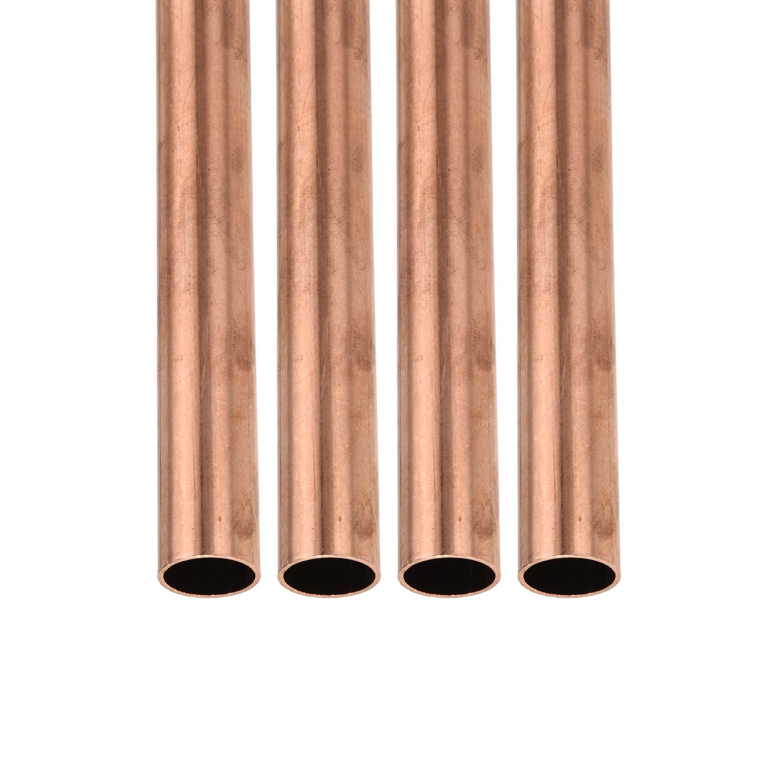 DTGN 20mm x 1mm x 200mm(ODxParoi TxL) Cuivre Tube - 4Paquet - Bonne pour Machines Équipement Bricolage Décoratif Cadre - Rond Métal Tube