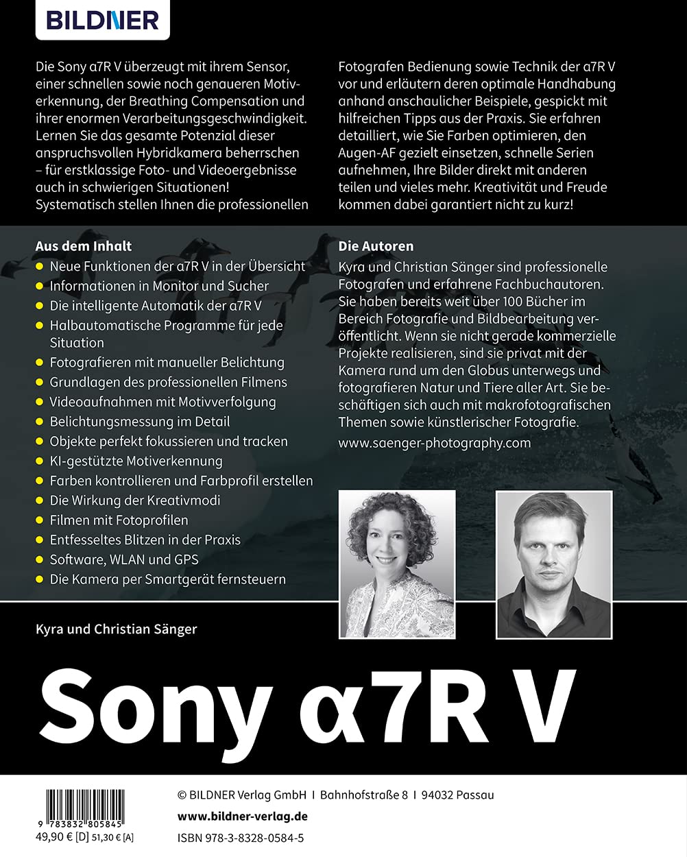 Sony A7R V: Das umfangreiche Praxisbuch zu Ihrer Sony alpha 7R V Kamera! Know-how und Expertentipps für erstklassige Bilder - so beherrschen Sie Ihre Profi-Kamera!
