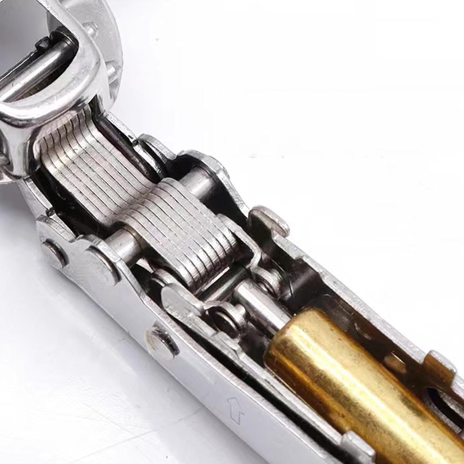 Kitchen Cabinet Hinges - Stainless Steel Soft Close Furniture Attachment,Cupboard Hinges Soft Closing - for Home Apartment Farmhouse Garage Dining Room Kitchen Bedroom Bathroom