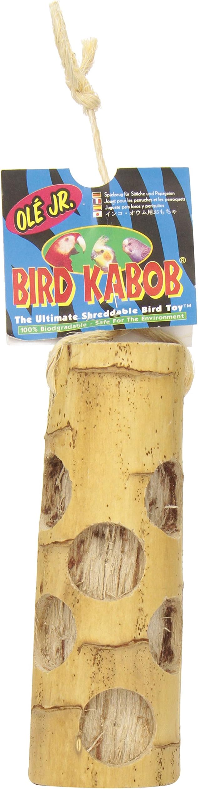 Wesco Ole Jr. Bird Kabob Toy, Small Pet Toys Pet Supplies