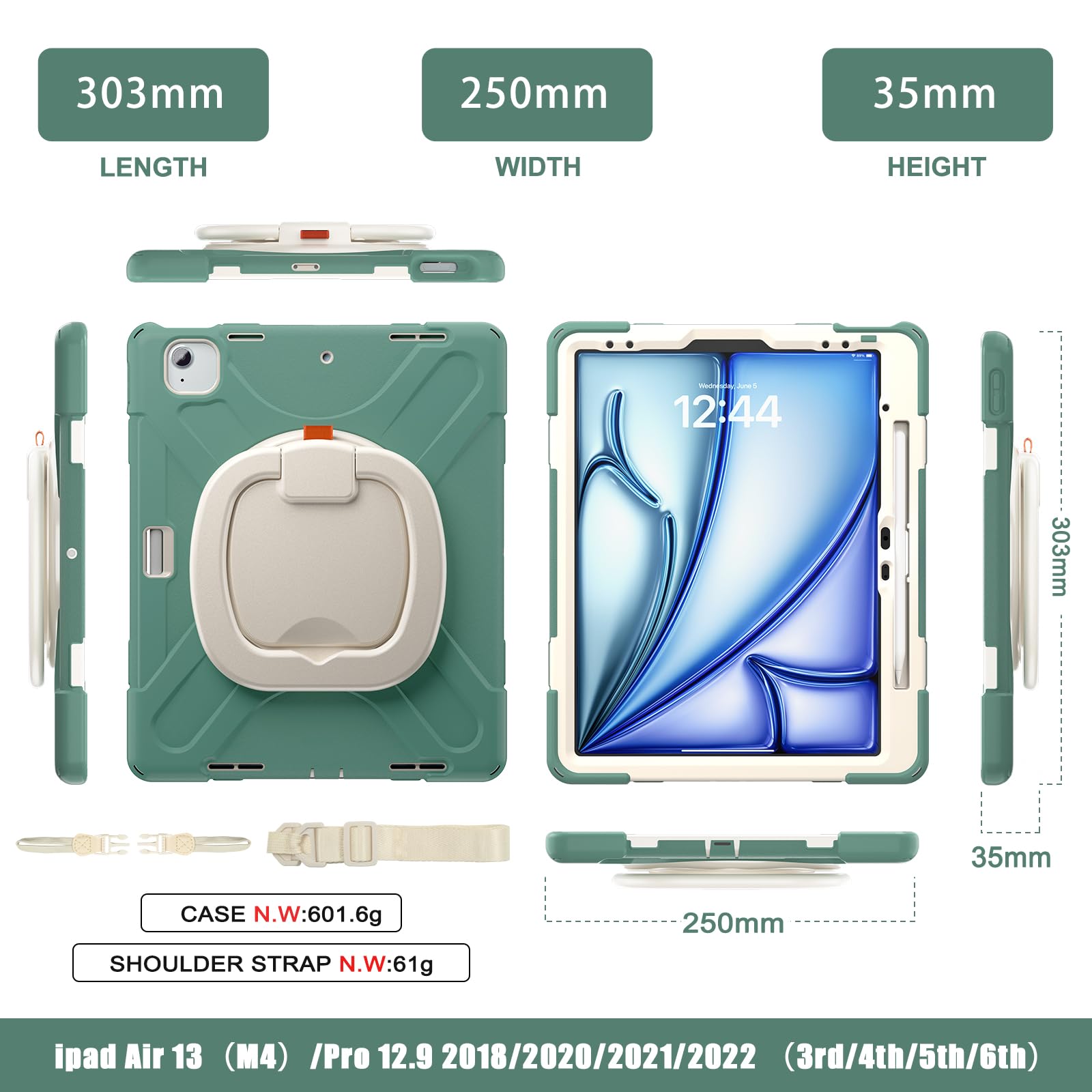 Amazon.co.jp: iPad Air 13 インチ M4/M3/M2 (2026/2025/2024) ケース