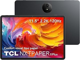 TCL NXTPAPER 11 Plus Tablet, 11.45″ 2.2K NXTPAPER 4.0 Display, MediaTek Helio G100, 256GB ROM (8GB + 8GB RAM Expansion), 8…