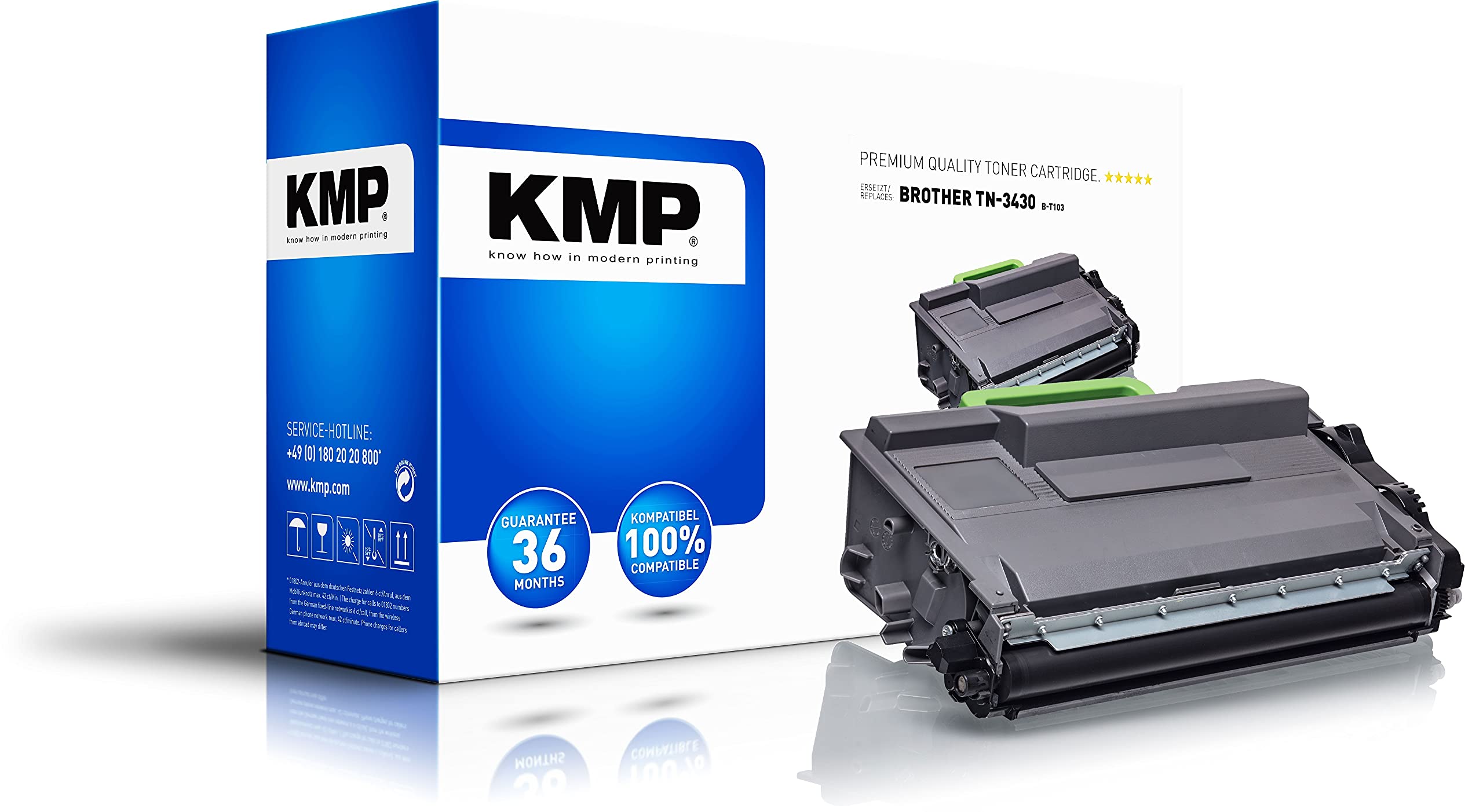 KMP Toner B-T103 (schwarz) für Brother Drucker