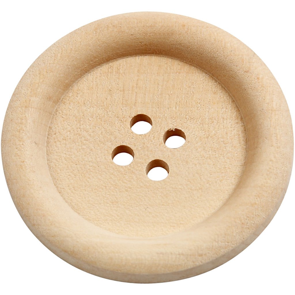 Uxcell Lot De 50 Boutons En Bois En Forme De Fleur à 2 Trous Pour Couture, Loisirs Créatifs, Vêtements, Faits à La Main, Marron Foncé - 18 Mm