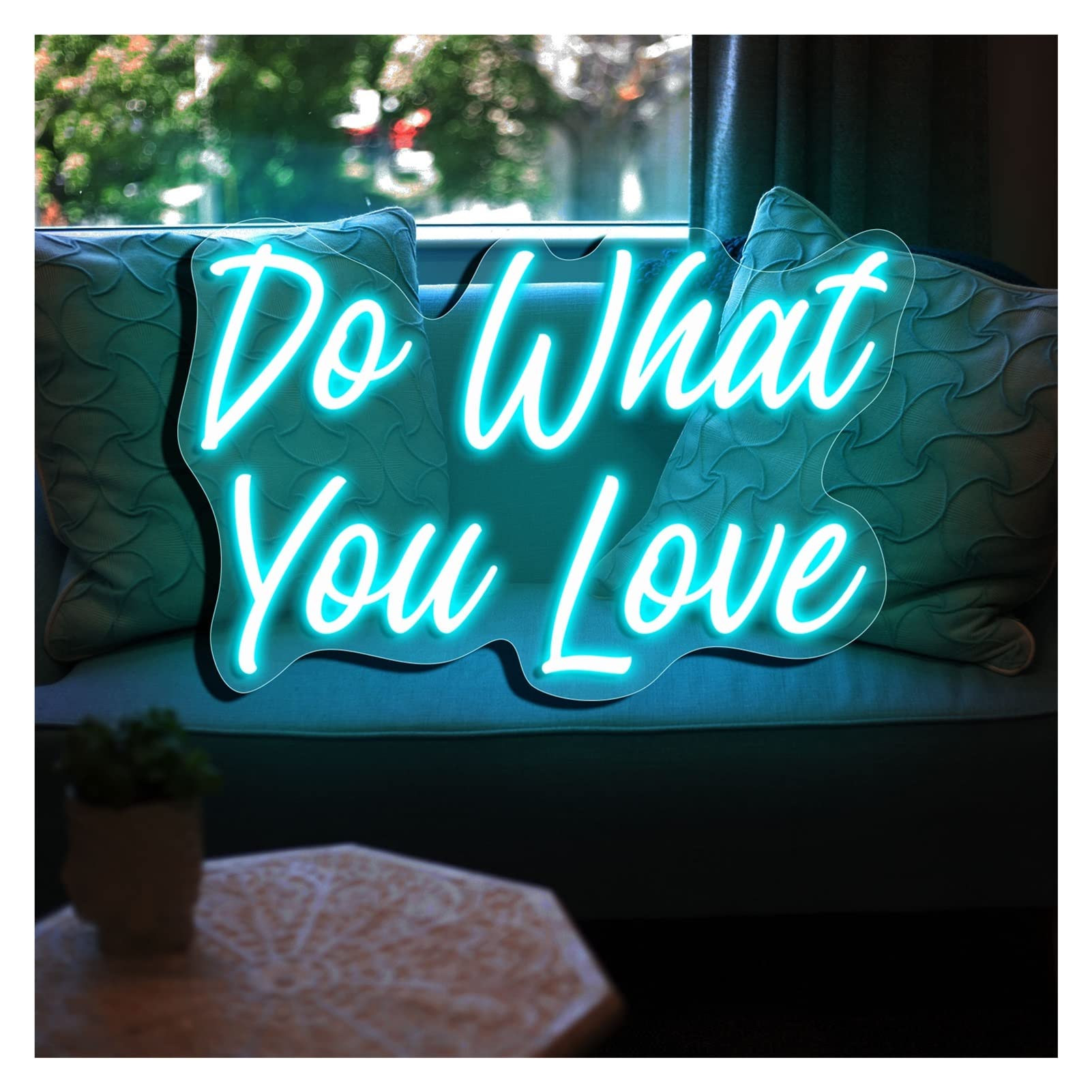 Amazon.co.jp: YNNxDzi Do What You Love ネオンサインライト