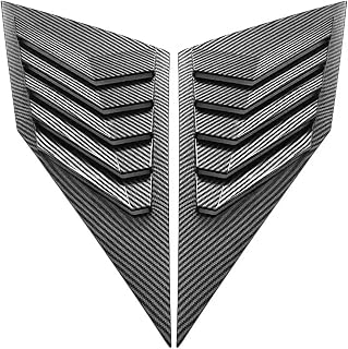 Window Louver Compatible For UNI-T Quarter Side Scoop Cover Vent Carbon Paint Spoiler 2020-2023 Decorative Accessories(Carbon Paint)