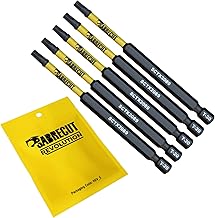 5 x SabreCut SCTX2089_5 89 mm T20 TX20 Jeu d'embouts de tournevis à percussion magnétique Torx Heavy Duty Compatible avec Dewalt Milwaukee Bosch Makita et plus
