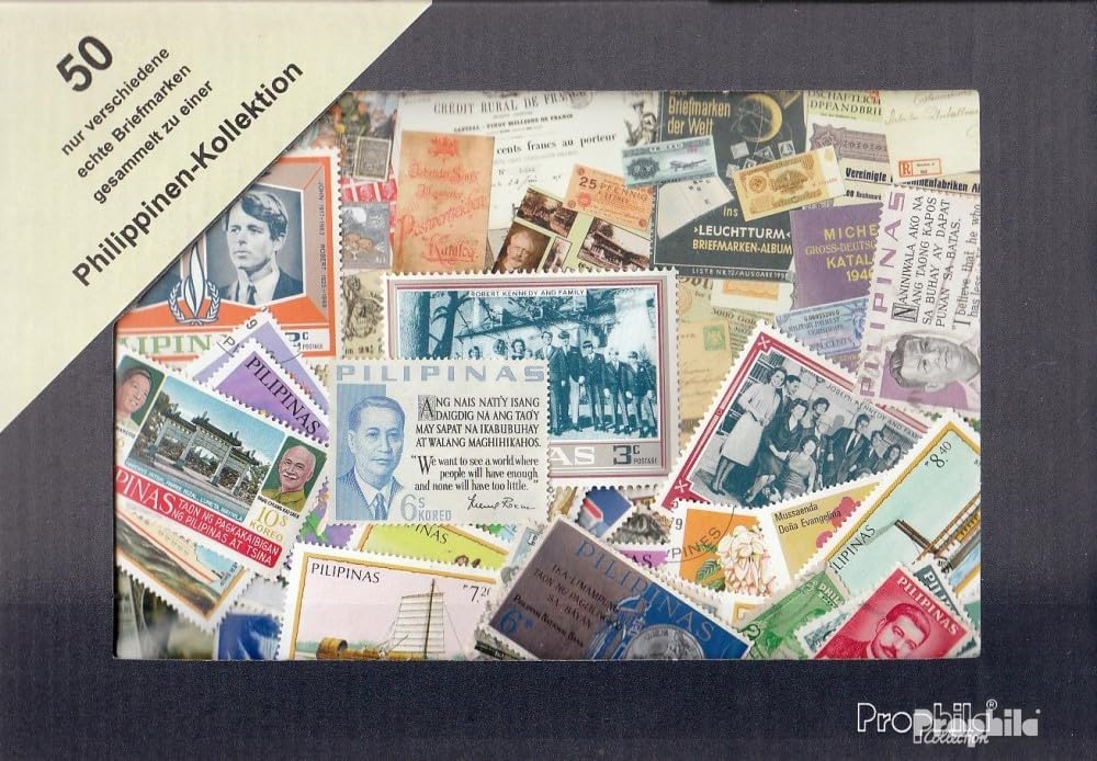 Prophila Collection Philippines 50 Various Stamps (Stamps for Collectors)