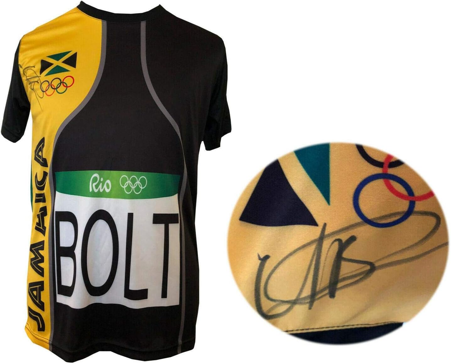 Usain Bolt Signed Rio Olympics Jamaica 
