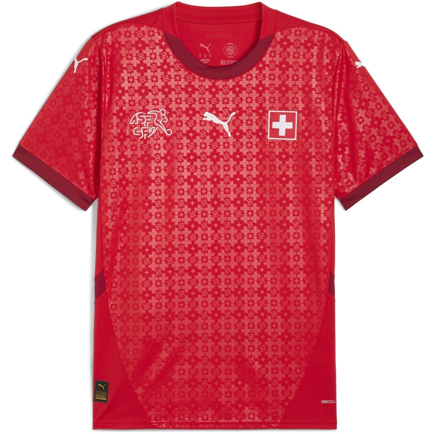 Puma Switzerland 2025 Womens Home Shirt Red/Dark