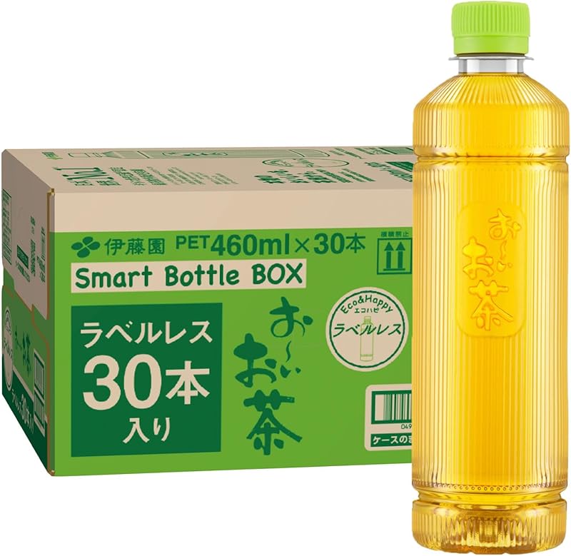 伊藤園 ラベルレス おーいお茶 緑茶 460ml×30本 スマートボトル