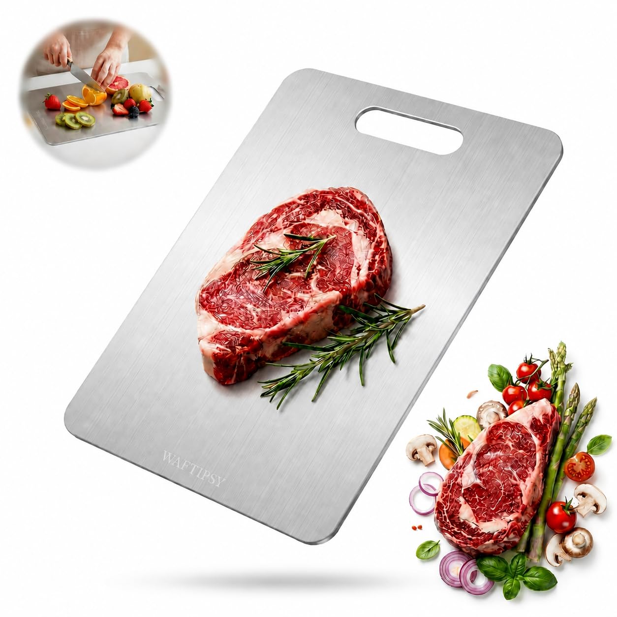 Photo 1 of WAFTIPSY Titanium Cutting Board XXL