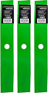 8TEN LawnRAZOR Blade Set for Toro Wheel Horse 42 Inch Deck 106636 106077 (Medium Lift) 3 Pack