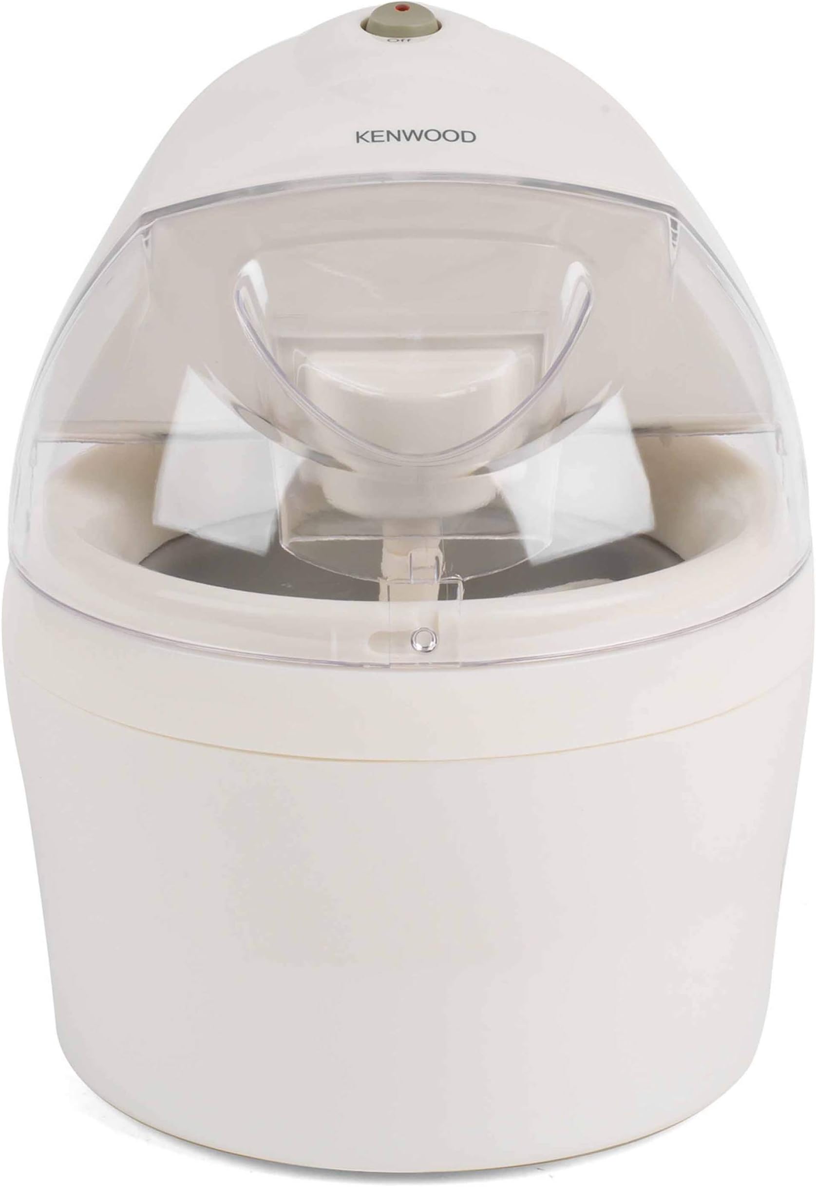 Kenwood IM200 Electric Ice Cream Maker, 1.1 L, 8 W, White