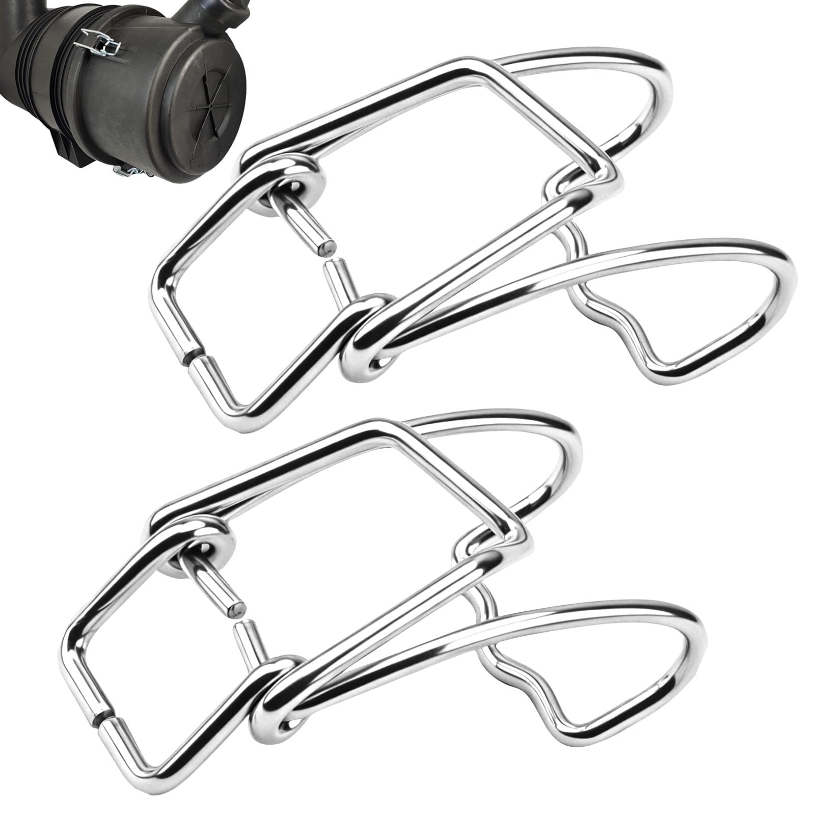 オーダーチップ Amazon.com: 2 Pack P538928 Air Cleaner End Cap Metal Clip Latch