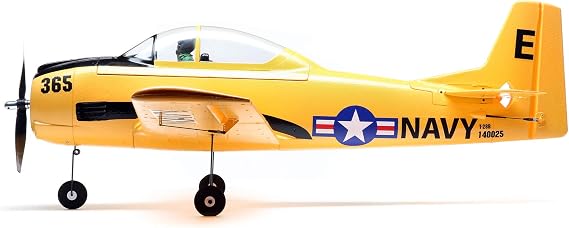 E-Flite T-28 Trojan 1.1 m BNF Basic with AS3X and Safe Select