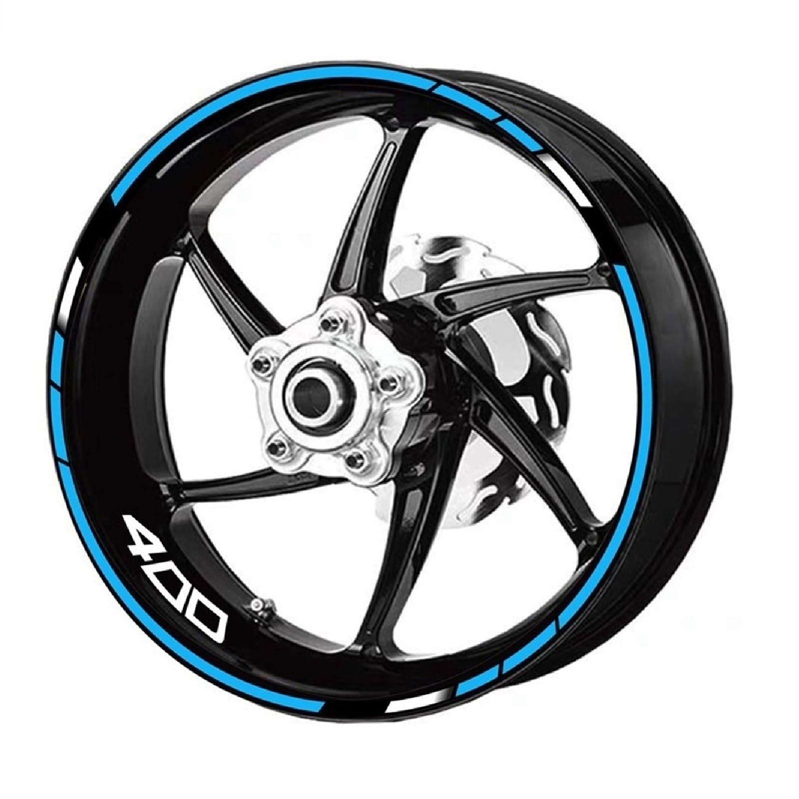 Motorcycle Wheel Stickers for Kawasaki for Z400 for Z-400 for Z 400