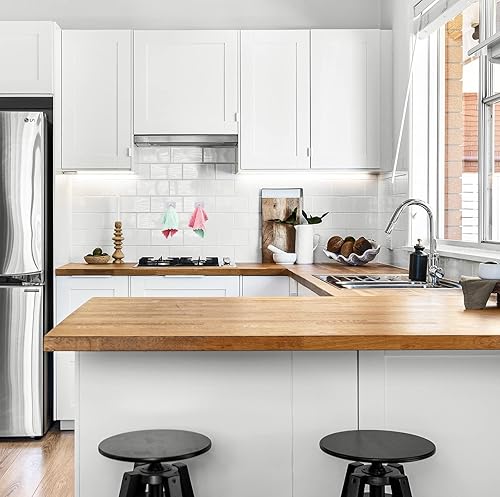 Miniatura 5 de Paño de cocina (paquete de 12) paños de cocina duraderos para todas las superficies, sin pelusas, paños de cocina súper absorbentes, antiadherentes,