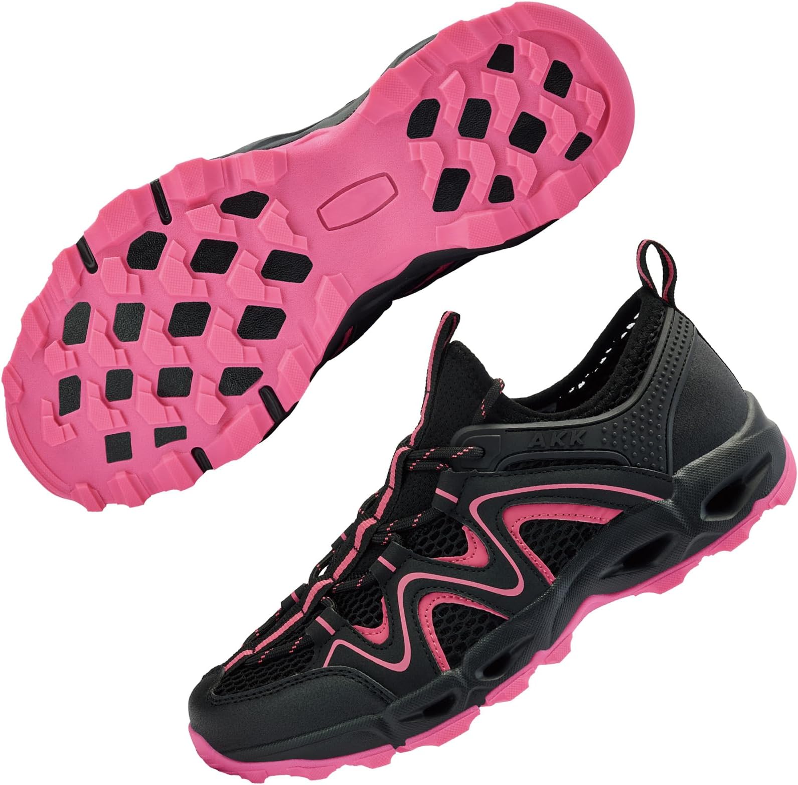 Akk Womens Hiking Water Shoes - Multi-Purpose Quick Dry Sneakers Non Slip & Lightweight & Breathable for Outdoor Sport Travel Walking Tour Swim Beach