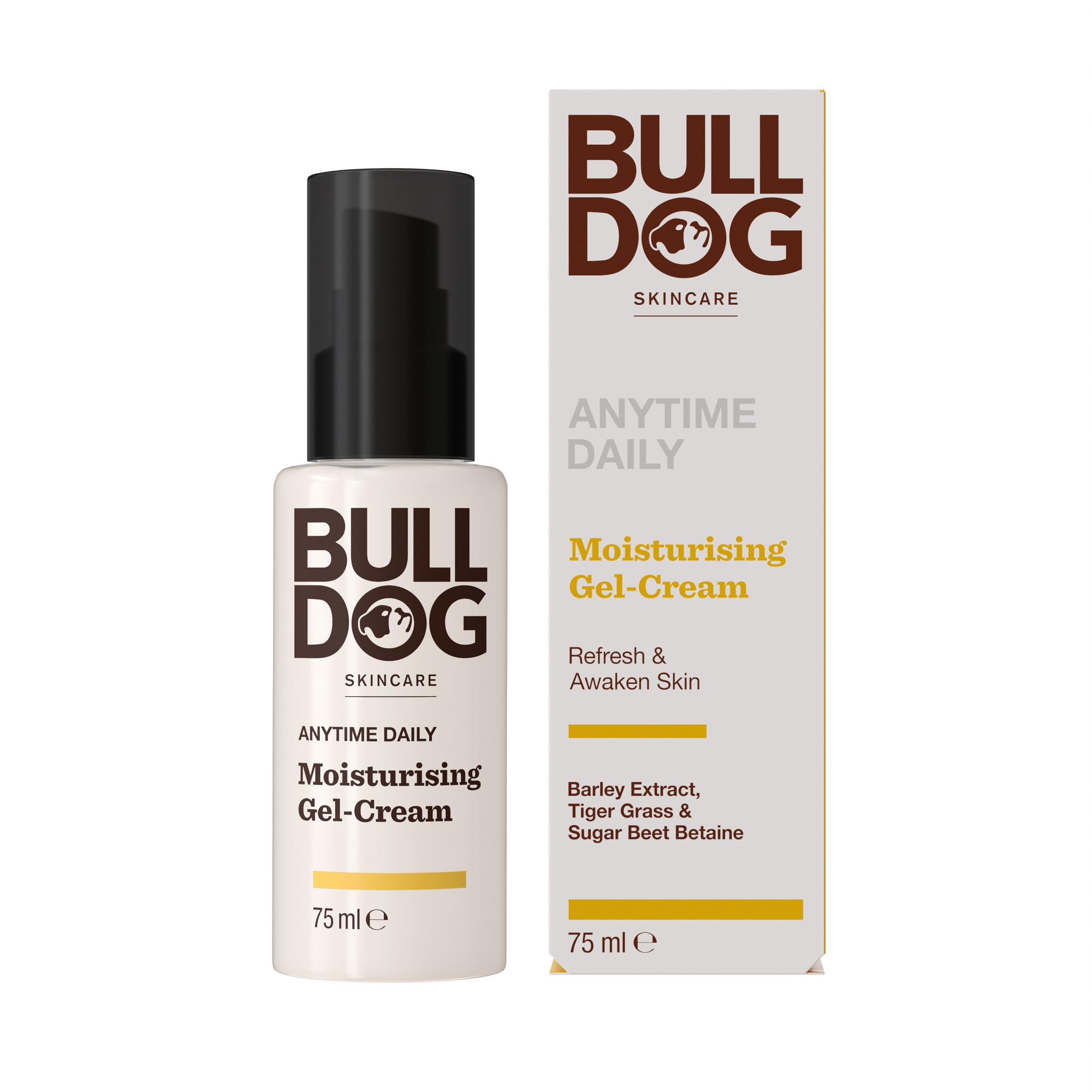 BULLDOG SKINCARE - Anytime Daily Hydrating Gel Cream for Men | Refresh & Awaken Skin | 75 ml