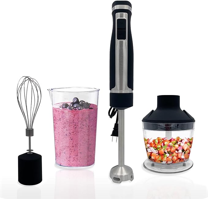 Blendtec Immersion Blender Handheld Stick Blender, Whisk