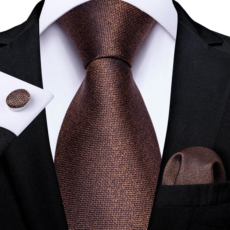 Corbatas para hombre y mujer de seda con rayas miniatura 2