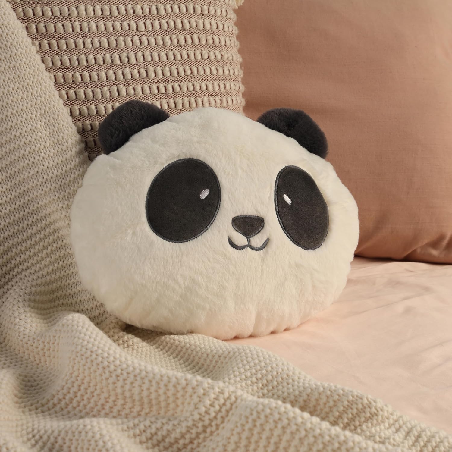 Panda Pillow Plush Soft Toy 30 cm | Ultra Soft Stuffed Panda Cushion | Cute Hug Pillow for Kids, Boys, Girls & Adults | Cuddly Animal Plush for Birthday Gift & Room Decor-image-44