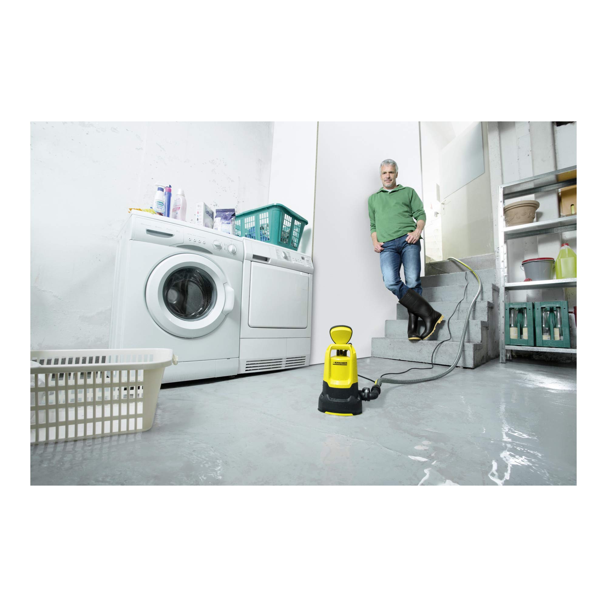 Kärcher SP2 Flat Pompe D'évacuation Eau Claire