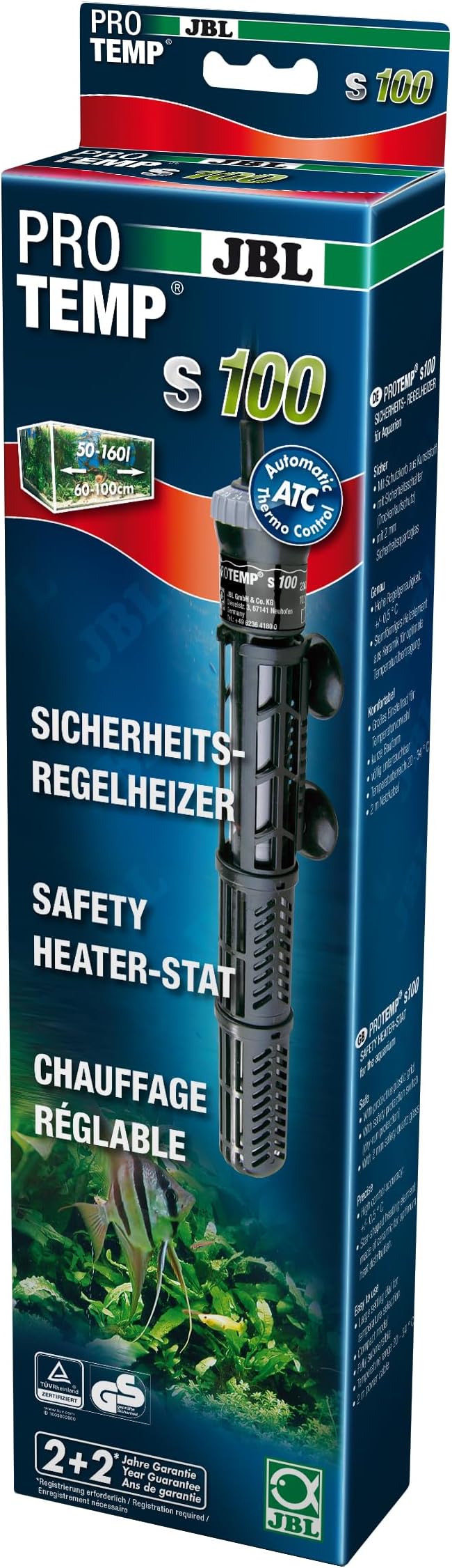 Ferplast Hydor BLUCLIMA 100W Aquarium Heizer - Regelheizer Für Süß- & Meerwasser