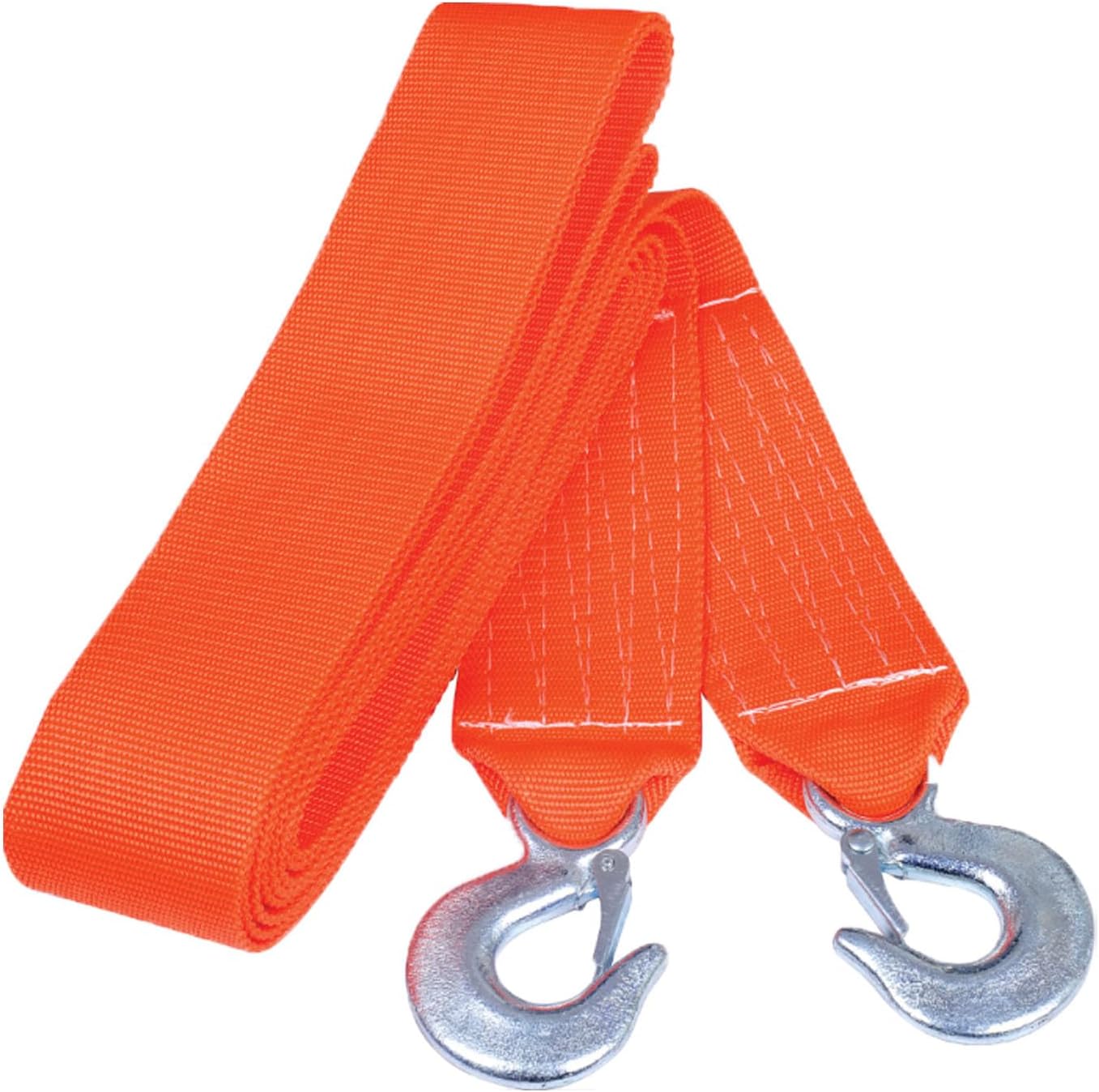 Comily Plus+ Heavy-Duty Tow Strap with 2 Forged Safety Hooks,2.95 Inches by 19.69 Ft and 17,600Lbs Capacity, Car SUV Truck Recovery Strap and ATV Tow Strap, Tow Rope for Vehicles Emergency Kits