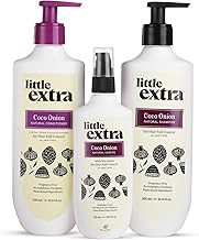 Little Extra Coco Onion Anti Hair Fall Kit - Natural Hair Oil, Shampoo and Conditioner Combo Hair Care Set for Hair Fall Control