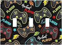 Vista 100 de Funky Retro Vintage 70s 60s Boho Hippie Hongo Botánico Floral 2 Gang Interruptor de luz de palanca doble Placa de pared Cubierta de toma