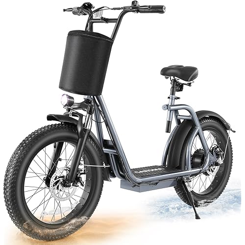 Caroma Peak 819W Electric Scooter for Adults, 20" Fat Tire Electric Scooter with seat for All Terrain,Off-Road E Scooter300Lbs Max Load