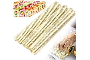 Giantree 3Pcs Sushi Bamboo Rolling Mat: Your Pathway to Majestic Sushi Delights