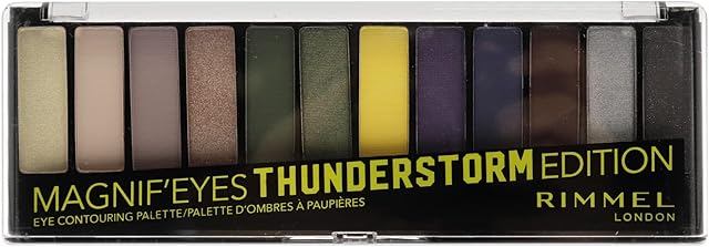 Rimmel London Magnif Eyes Contouring Palette - 010 Thunderstorm Edition For Women 0.5 oz Eye Shadow