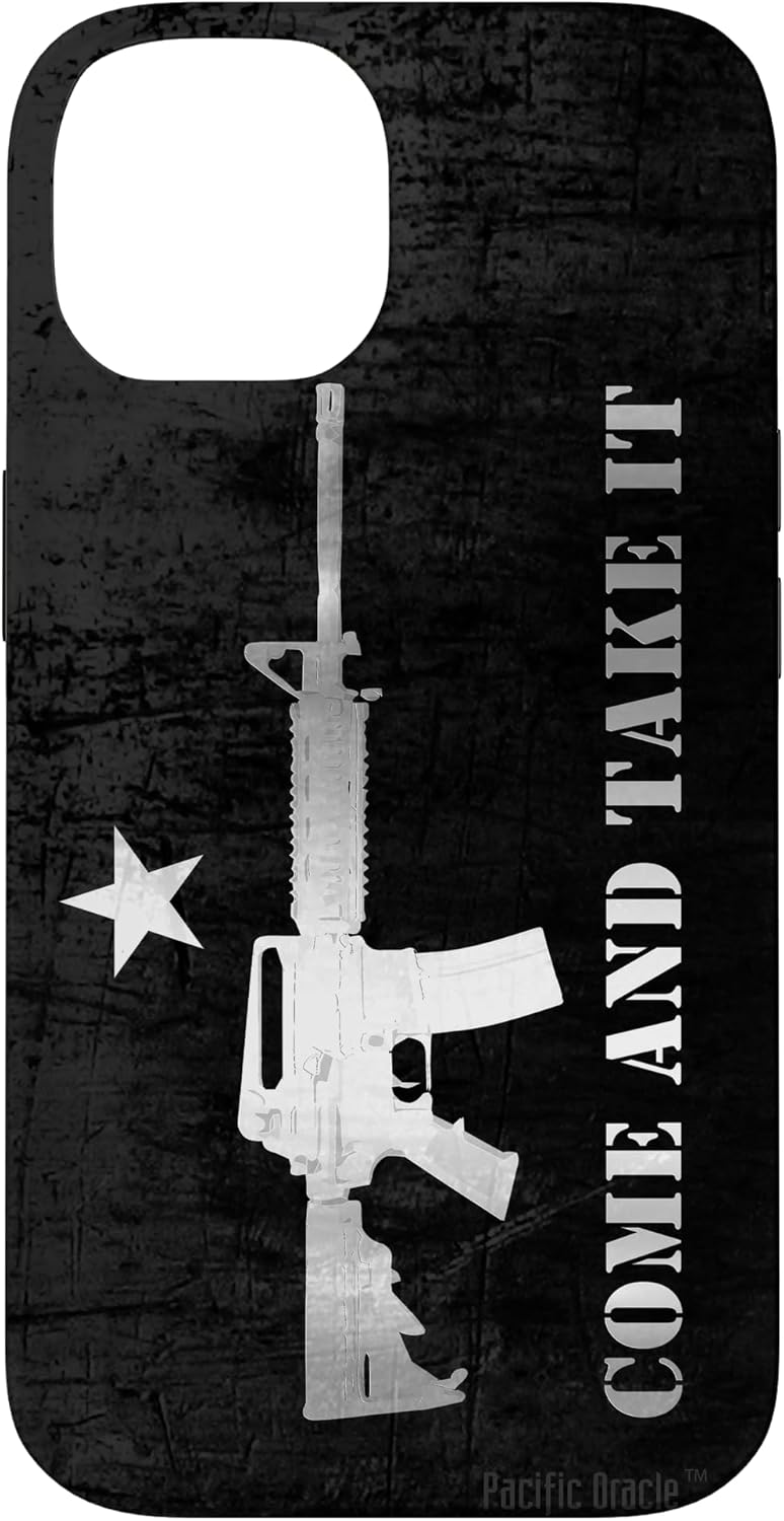 Epic Military 2A Gun Rights Supporter Come and Take It AR-15 Case for iPhone 14