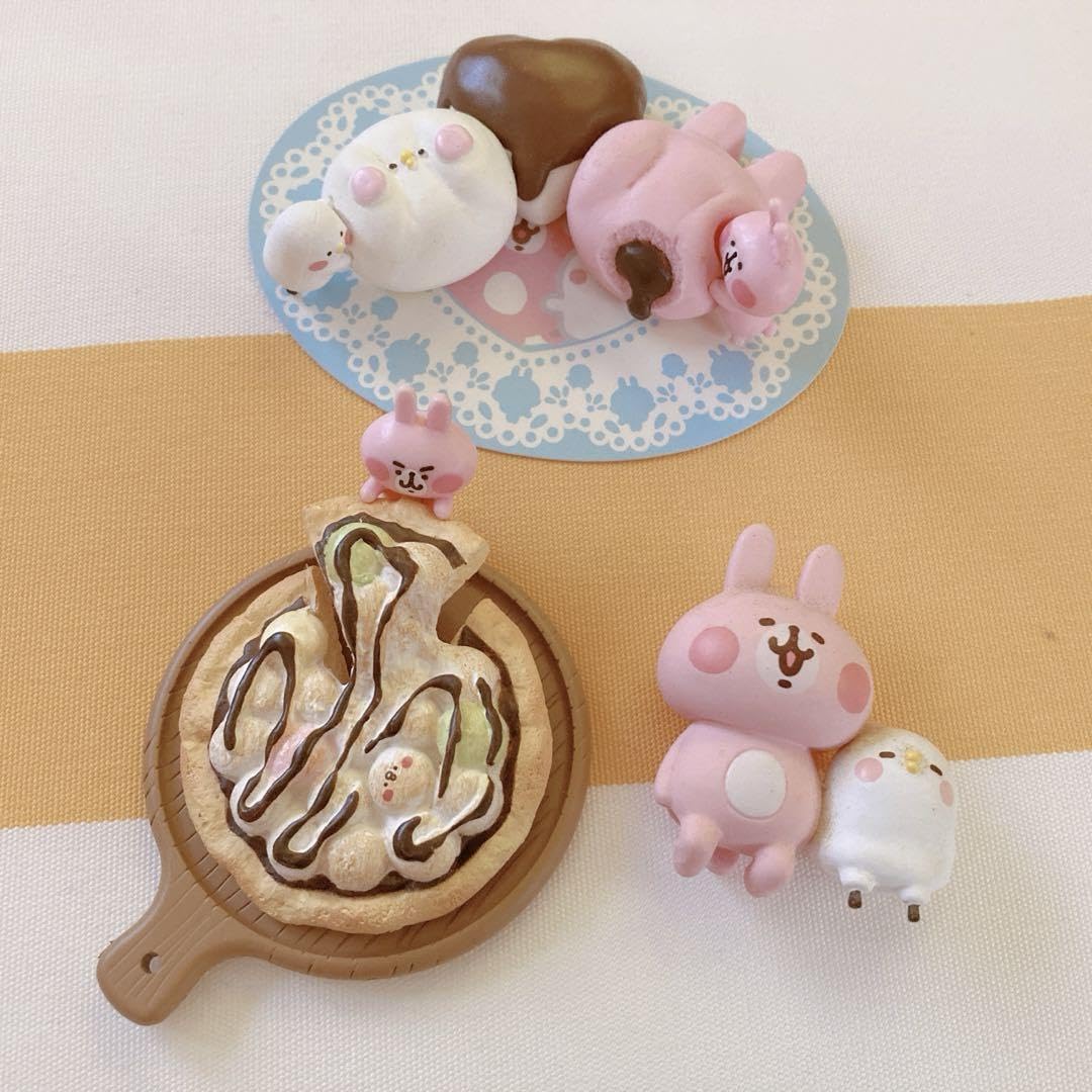 Amazon｜3セット カナヘイ フィギュアコップのフチにのるうさぎと  