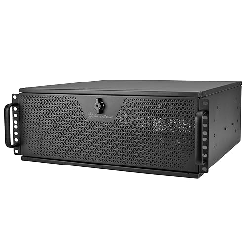 SilverStone Technology RM44 4U Rackmount Server Chassis con Capacidad Mejorada de Enfriamiento Líquido (hasta radiador de 360mm), SST-RM44