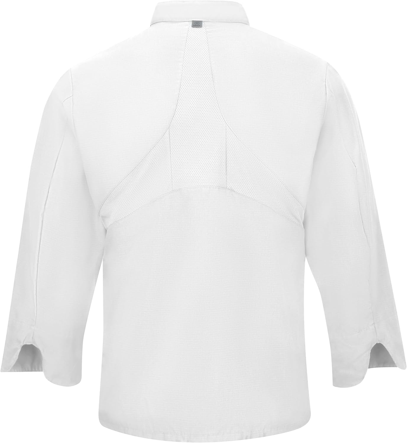 Red Kap Men's Long Sleeve Ten Button Chef Coat with Mimix and Oilblok