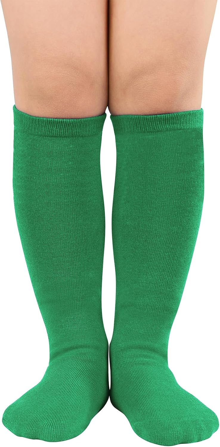 Century Star Kids Child Soccer Socks Knee High Socks Toddler Girls for Boys Summer Game Day Watch Party Fan Gear